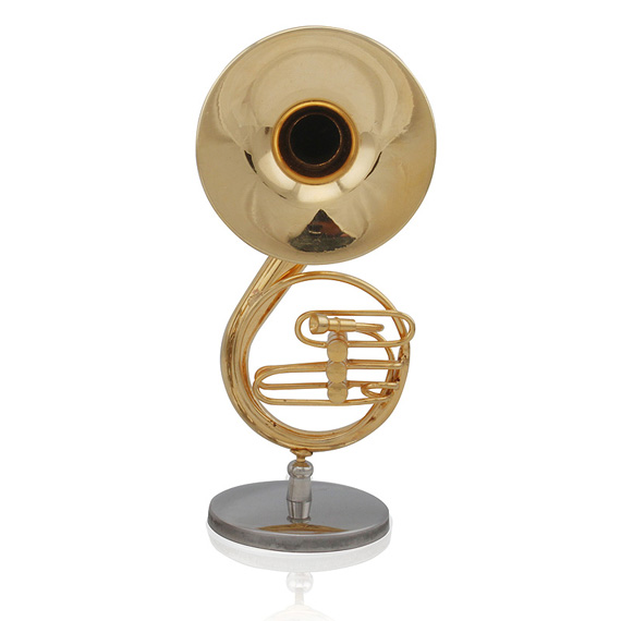 Miniature Golden Sousaphone